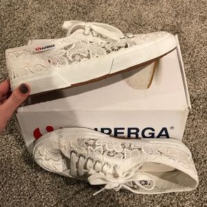 SUPERGRA Lace Sneakers! Size 8